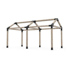 TOJAGRID Grid 30 Double Pergola Kit for 6x6 Wood Posts