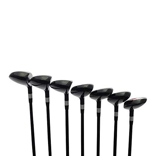 Majek Left Handed Golf Hybrid Full Set Senior Men's Black