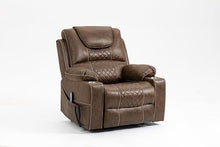 FANYE Electric Power Lift Chair with Massage and Heat Brown F