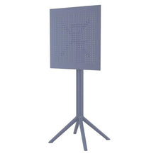 Compamia Sky 24 inch Square Folding Bar Table in Dark Gray Finish