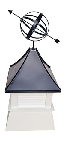 Accentua Yosemite Cupola with Armillary, 24 in. Square, 53 in. High