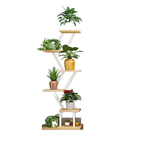 ZOCWJK Flower Stand Wrought Iron Bedroom Dormitory Flower Shelf Flower Pot Rack Multi-Layer Floor Plant Stand Plant Stand,