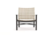 Winston Jasper Lounge Chair Textured Pewter Frame Finish/Beechwood Weave