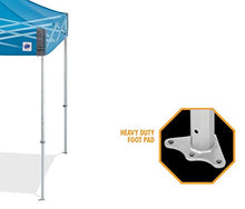 E-Z UP Endeavor Instant Shelter Canopy, 10' x 10', Octagonal-Legged Aluminum Frame, Professional Grade Black Top, 100 Sq' of Shade