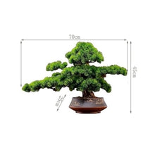 Bonsai Simulation Welcome Pine Entrance Desktop Indoor Bonsai Fake Plants Decorative Hotel Showroom Landscaping Plant