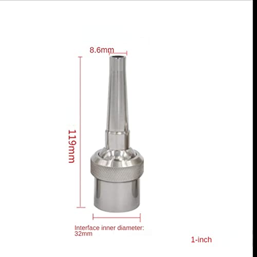 Drincoshow Stainless Steel Fountain Nozzle Set 1/2" to 4