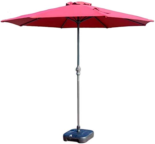 YYBOES Outdoor Garden Parasols Parasols 9' Patio/Garden Umbrella With Crank, Perfect For Outdoor Yard, Beach Commercial Event Market, Camping, Swimming Pool Side good