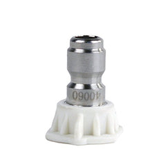 400 Pack of Erie Tools 4.0 Stainless Steel Orifice 40 Degree 1/4in. Quick Connect 4000 PSI High Pressure Washer Spray Nozzle Tips
