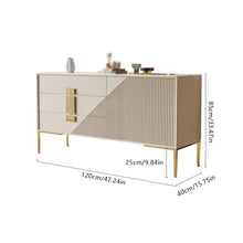 DINBOZ26X Living Room Table Modern Free Accent Storage Cabinet Buffet Sideboard TV Stand, Credenza for Living/Dining Room, Bedroom, Hallway Outdoor Side Table