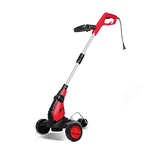 650W Corded Electric Lawnmower Telescopic Pole Small Household New Lawn Mower 220 Volt Three Round School Factory Lawn Mower A zhengzilu