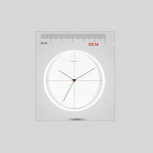 Battery-Powered Indoor and Outdoor Silent Wall Clock Round Clock Wall for Patio Home Decoration (Color : Black)