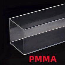 EVANEM 1pcs Acrylic Square Tube, for Garden Supplies 10~100mm Side Acrylic Square Pipe Hollow Duct Transparent Tube PMMA Tubing (Color : 490mm 1Pcs, Size : 200x200x4mm)