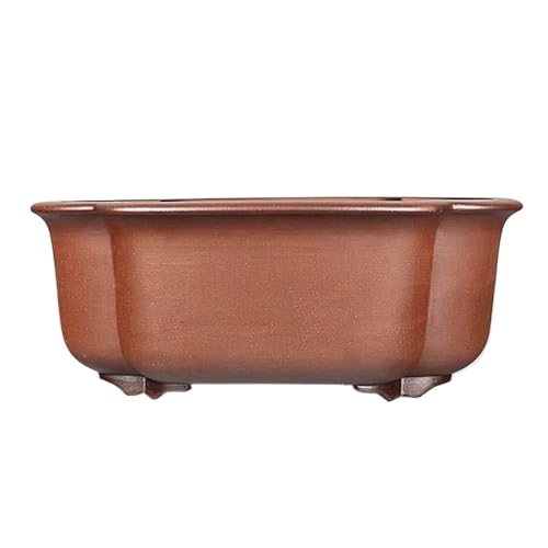thalo Planter Pots Plant Pots Purple Clay Bonsai Flower Pot Handmade Large Melon Shaped Flower Pot Pine and Cypress Flower and Green Plant Pots Plant Container Accessories