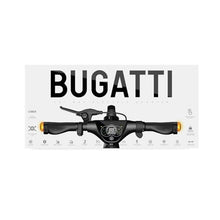 BUGATTI 10" Electric Scooter LED Lights Rear Brakes Black