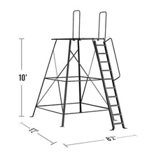 Hawk Double Hunting Box Blind with 10ft Elite Tower Multi