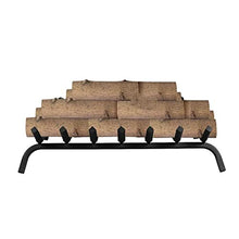 ENWINDXS Heavy Duty Wrought Iron Wood Stove Firewood Burning Rack Holder