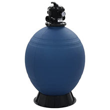 vidaXL Pool Filter Blue High-Density polyethylene Large Durable