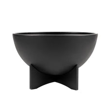RTS Home Accents 36” Massive Outdoor Solerno Garden Planter, Made from 100% Recycled Material, Weather-Resistant, Black - Durable, Stylish Planter for Large Outdoor Gardens and Landscaping