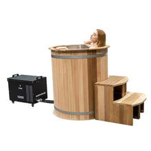 Outdoor Ice Bath Tub with WiFi Control, 1HP Ice Cold Plunge Therapy Chiller