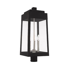 Livex Outdoor Post Top Lantern 24.75" Three Light Satin Brass