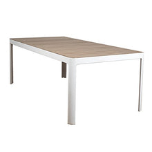 Amazonia Biscayne 9-Piece Rectangular Patio Dining Set Durable Wood White