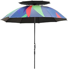 Housewares Sun Parasol Umbrella Garden 7.2ft 2.2m Patio Umbrella, Outdoor Parasol with Tilt Crank for Pool Fishing Beach Use, Waterproof UV Protection, No Base (Color : Style2) ()