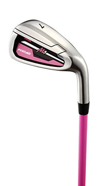 PRECISE Ladies Pink Right Handed M5 Golf Club Set, Includes: Driver, Wood, Hybrid, Irons, Putter, Pink