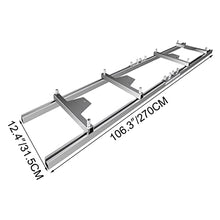 48" Chainsaw Mill Planking Milling Machine Rail Mill Guide System Kit Chain Saw Accessory Woodworking Log Cutting Tools