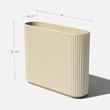 Veradek Demi Series Span Planter - Tall and Wide Outdoor Planter with Shelf