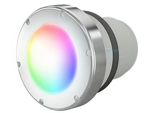 Pal Lighting 64EGTV280 6W 12V DC Treo Retro Nicheless Multi-Color Pool & Spa Light with 80 ft. Cord & Plug