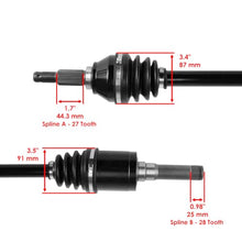 SamLng Universal Rear CV Axle Kit - Replacement Part #AX237A1022, Compatible with John Deere Gator