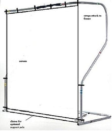 SPECTRUM GOLF SIMULATORS Golf Impact Screen Poly Spacer for Net Return Large 10 x 8