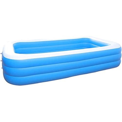 Paddling Pool 3 Layers Thickened Inflatable Pool, Oversized Thickened Family Swimming Pool, Blow Up Pool Summer Water Party for All Inflatable Swimming Pool