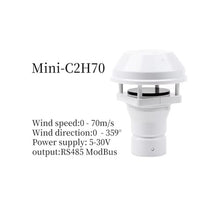 Wind Speed and Direction Sensor, Mini-C2H70 0-70m/s 2 in 1, Weather Station Wide Range(Mini-C2H70RS485)