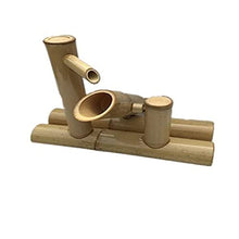 Bird Bath Water Features for The Garden Solar Powered,Bamboo Fountainese Style Bamboo Jinglu Water Device Flowing Water (40Cm)