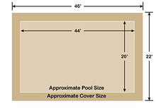 Loop - Loc 20' x 44' Rectangle Ultra-Loc III Solid In-Ground Pool Safety Cover Tan