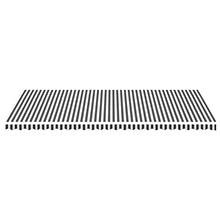 NYTFHMS Replacement Fabric for Sunshade, Outdoor Canopy Canvas, Window & Door Awning, Garden Canopy, Patio Umbrella, Outdoor Sunshade, Anthracite & White, 6 X 3.5 M