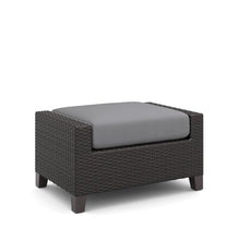 Outdoor Escape Set of 2 Outdoor Ottomans for Patio Use, Aluminum Wicker Outdoor Footstool for Patio or Garden Seating Comfort