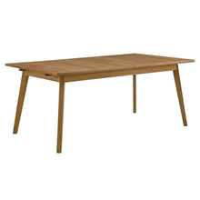 Modway Vienna Outdoor Patio Teak Wood 7-Piece Dining Set Natural Natural