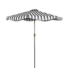 3WWWQMAA8 9ft Patio Umbrella, Market Table Canopy Umbrella with Crank and 8 Ribs, Outdoor Deck Parasol Sun Shade Waterproof, Protective (Color : Black) (Red) (Black)