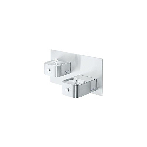 Elkay EDFP217FPK Stainless Steel Bi-Level Wall Mount Drinking Fountain