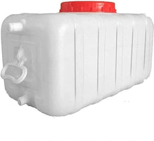 FIXARE Water Storage Tank Portable Horizontal Water Storage Container Rain Barrels to Collect Rainwater Tank Emergency Water Barrel Container with Tap (Color : White, Size : 300L)