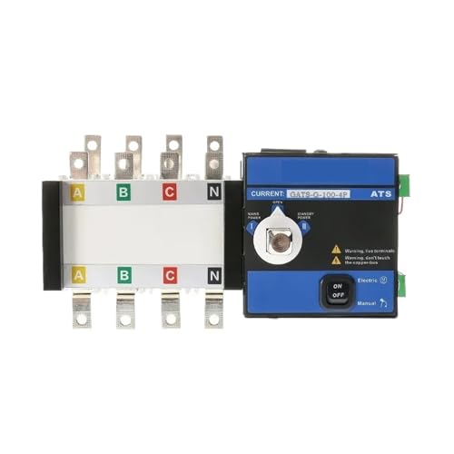 GATS-G Type 4P 100A Dual Power Supply Automatic Transfer Switch, PC Class Electrical Selector Switches