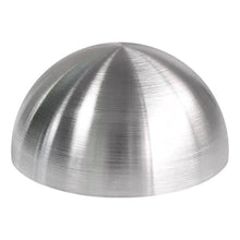 YDJIANCAI 1 Piece Silver Brushed Stainless Steel Half Sphere Gazing Ball – Hollow Reflective Hemisphere for Garden Gate, Stair Handrails, and Shopping Mall Wall Decoration(Size:27.55in/70cm)