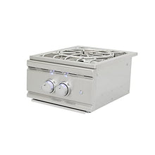 RCS Pro Series Built-in Power Burner W/Stainless Steel Lid - Natural Gas - RSB3A