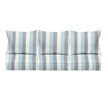 Sorra Home Outdoor/Indoor Deep Seating Sofa Pillow and Cushion, 25 x 25 x 5 in, Direction Dew
