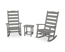 POLYWOOD® Shaker Rocking Chair Set, Slate Grey