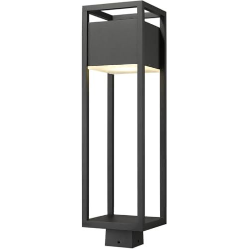 Z-Lite 1 Light Outdoor Post Mount Fixture 585PHBS-BK-LED, Black