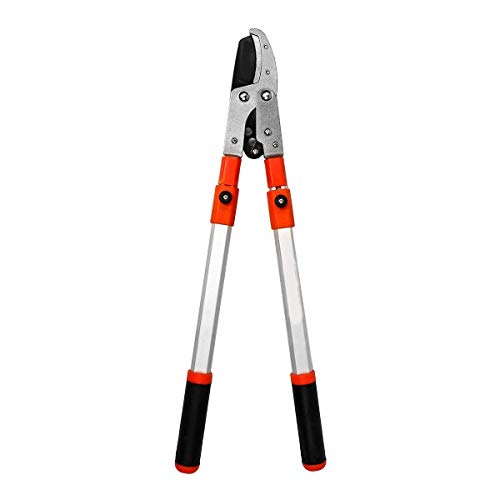 Handheld Extendable Garden Shears Telescopic Tree Ratchet Lopper Pruner,Extending Garden Cutter Branch Shear Pruning Tools,Gardening Hand Tool