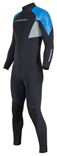 Henderson 7mm Thermoprene Pro Men’s Back Zip Jumpsuit Black/Blue